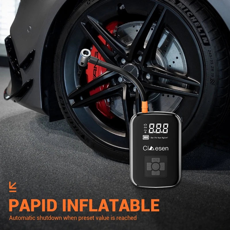 Car Wireless Air Pump 150PSI Portable Electric Tire Inflation