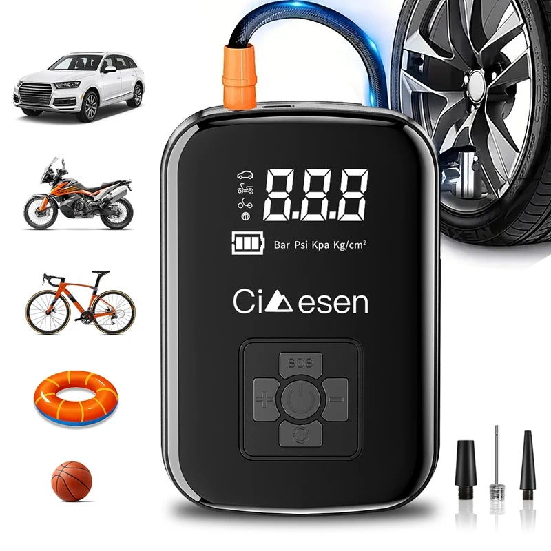 Car Wireless Air Pump 150PSI Portable Electric Tire Inflation