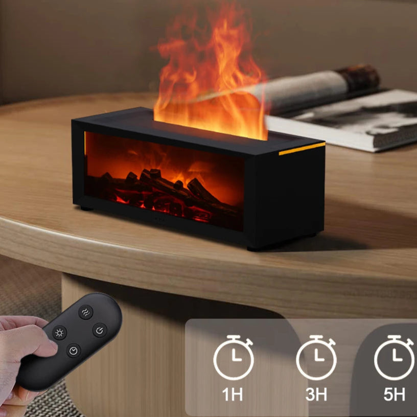 Aroma Humidifier Flame Essential Oil Diffuser