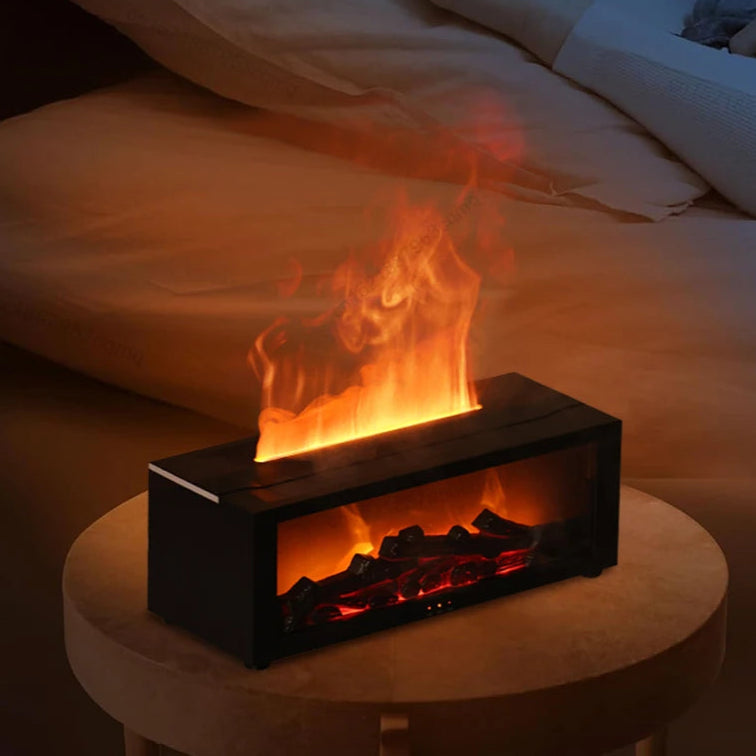 Aroma Humidifier Flame Essential Oil Diffuser