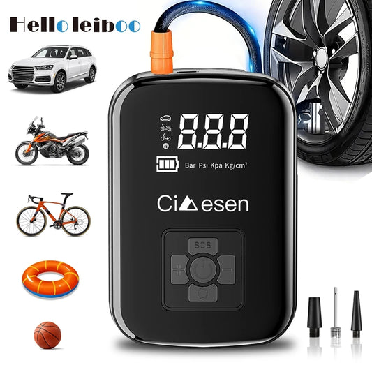Car Wireless Air Pump 150PSI Portable Electric Tire Inflation